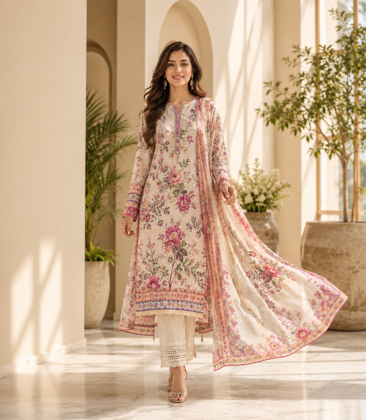 printed lawn 3pc