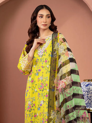 printed 3pc Linen