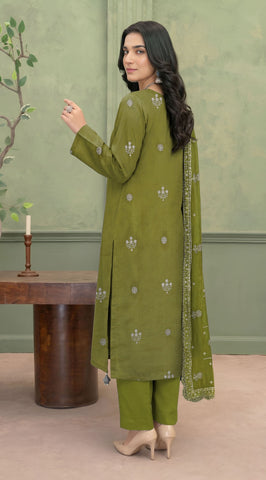 olive green Premium Lawn Z-937