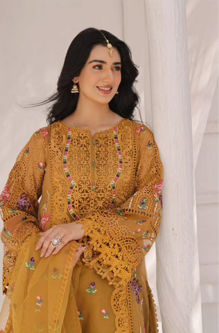 mustard yellow  premium lawn Z-745