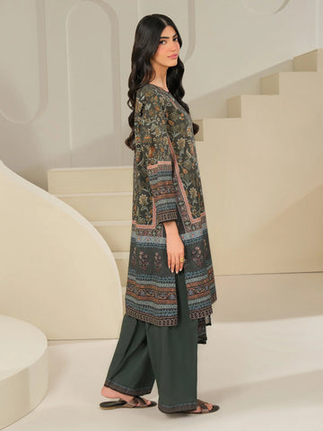 Unstitched printed 3pc Linen