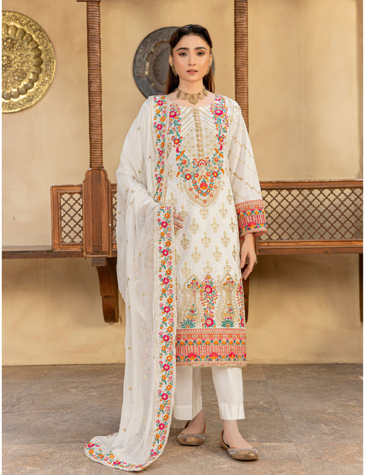 Unstitched Exclusive embroidered viscose z-1707