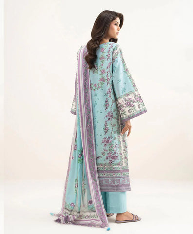 Agha Noor Printed Lawn Suit 3pc AN-7886