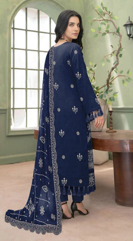 navy blue Premium Lawn Z-937-1