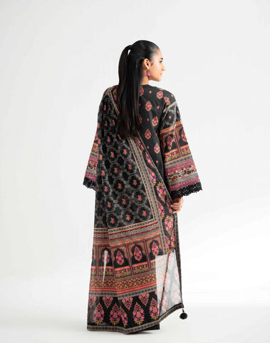 Unstitched printed 3pc Linen