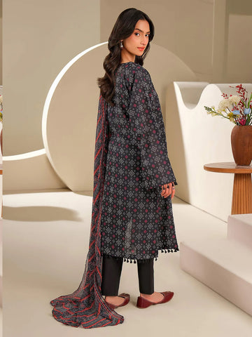 Unstitched printed 3pc Linen