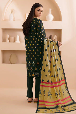 Unstitched printed 3pc Linen