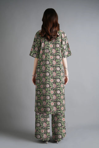 chintz print printed 3pc Linen